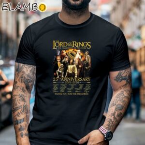 The Lord Of The Rings The Fellowship Of The Ring 25th 2001 2026 Thank You For The Memories Shirt Black Shirt 6