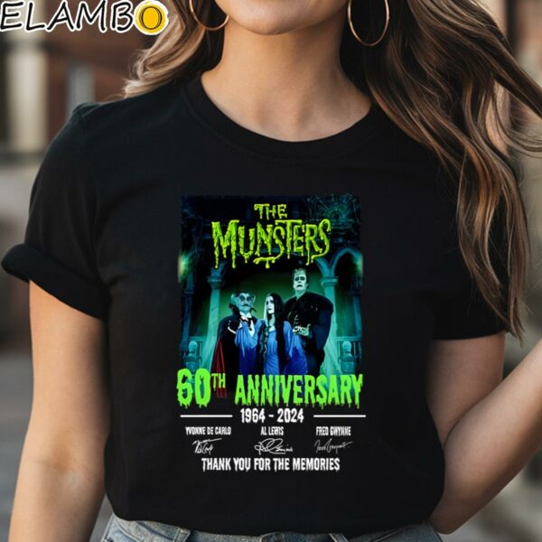 The Munsters 60th Anniversary 1964 2024 Thank You For The Memories T Shirt Black Shirt Shirt