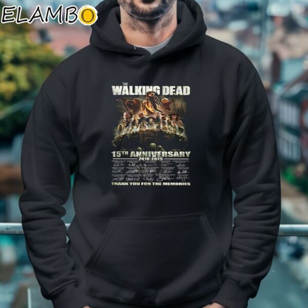 The Walking Dead 15th Anniversary 2010 2025 Signature Thank You For The Memories Shirt Hoodie 4