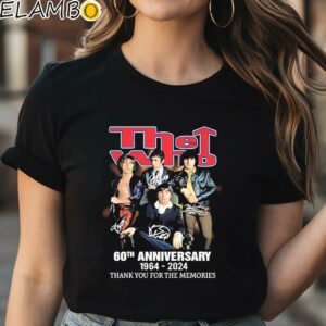 The Who 60th Anniversary 1964 2024 Thank You For The Memories Signatures shirt Black Shirt Shirt