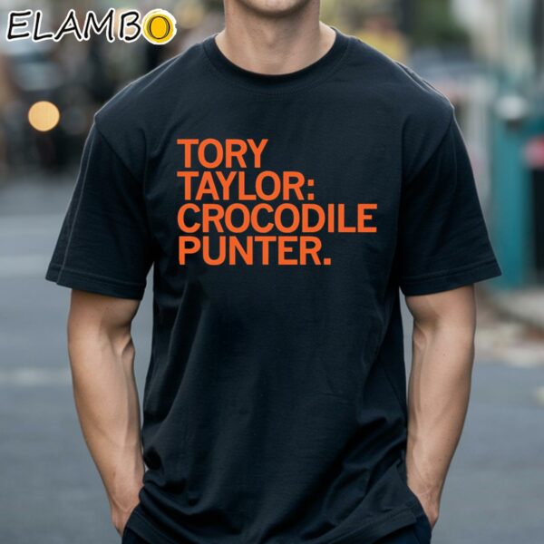 Tory Taylor Crocodile Punter shirt Black Shirts 18