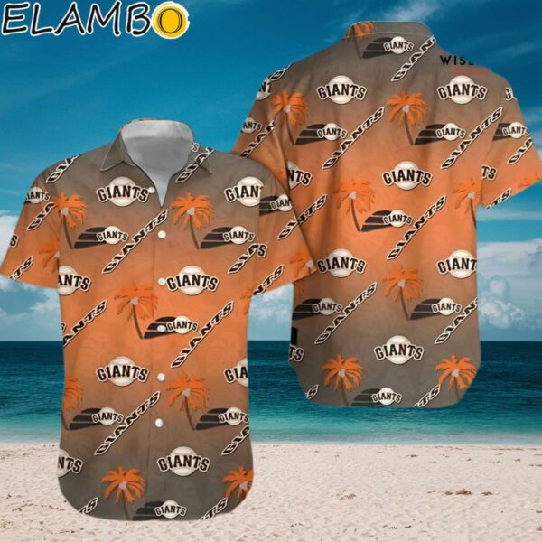 Tropical Cononut Trees MLB Baseball San Francisco Giants Hawaiian Shirt Aloha Shirt Aloha Shirt