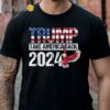 Trump 2024 Flag Take America Back Trump 2024 Shirt Black Shirt Shirts