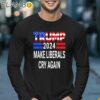 Trump 2024 Make Liberals Cry Again Usa Flag Shirt Longsleeve 17