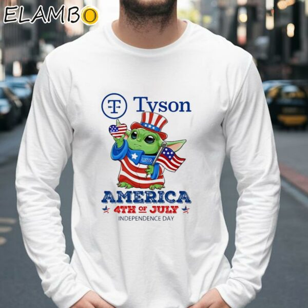 Tyson Baby Yoda America 4th of July Independence Day 2024 shirt Longsleeve 39