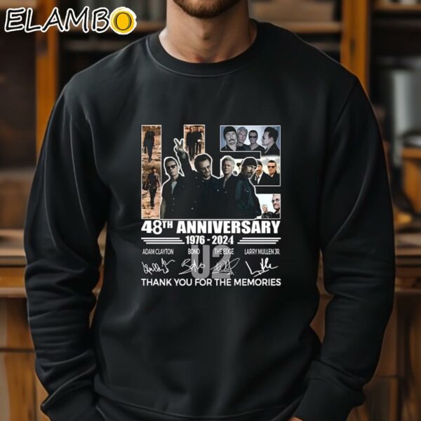 U2 Band 48th 1976 2024 Anniversary Signature T Shirt Sweatshirt 11