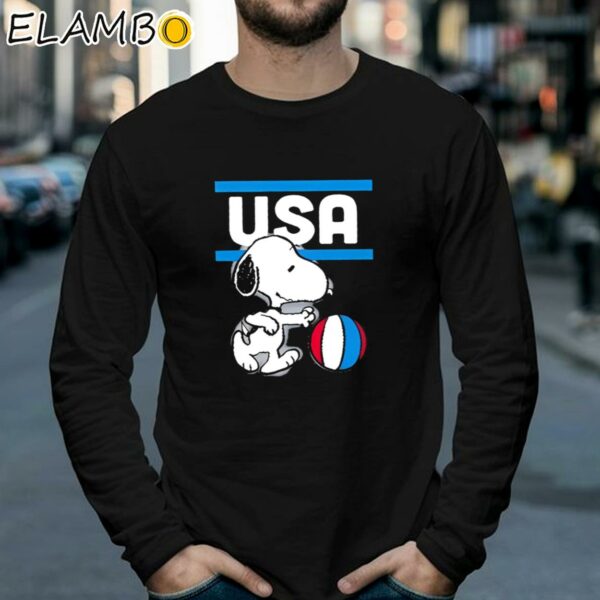 USA Snoopy Basketball Shirt Longsleeve 39