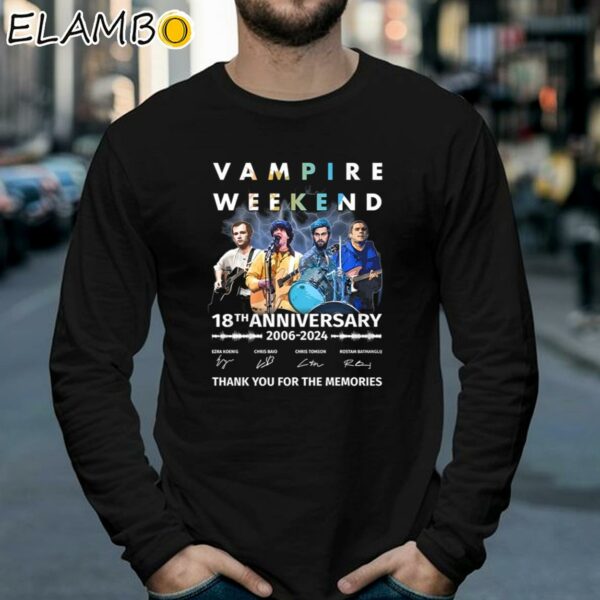 Vampire Weekend 18th Anniversary 2006 2024 Thank You For The Memories Shirt Longsleeve 39