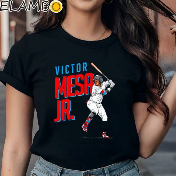 Victor Mesa Jr Miami Marlins Baseball Player Shirt Black Shirts Shirt