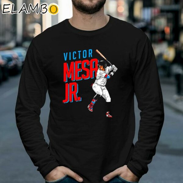 Victor Mesa Jr Miami Marlins Baseball Player Shirt Longsleeve 39