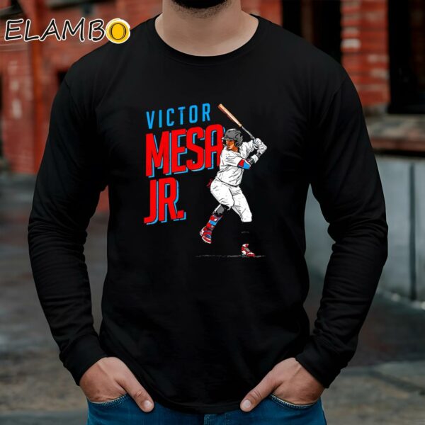 Victor Mesa Jr Miami Marlins Baseball Player Shirt Longsleeve Long Sleeve