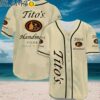 Vintage Beige Tito's Vodka Baseball Jersey Shirt Aloha Shirt Aloha Shirt