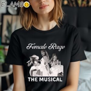 Vintage Taylor Swift TTPD Female Rage The Musical Shirt Black Shirt Shirt