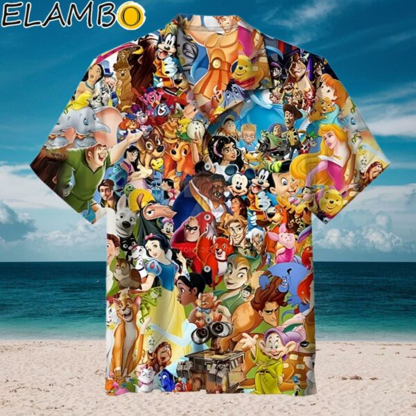 Walt Disney World Hawaiian Shirt Mickey and Friends Button Up Shirt Aloha Shirt Aloha Shirt