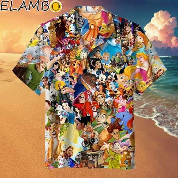 Walt Disney World Hawaiian Shirt Mickey and Friends Button Up Shirt Hawaaian Shirt Hawaaian Shirt