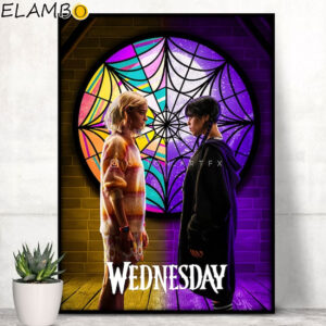 Wednesday Enid x Addams Poster Emma Myers Jenna Ortega Poster