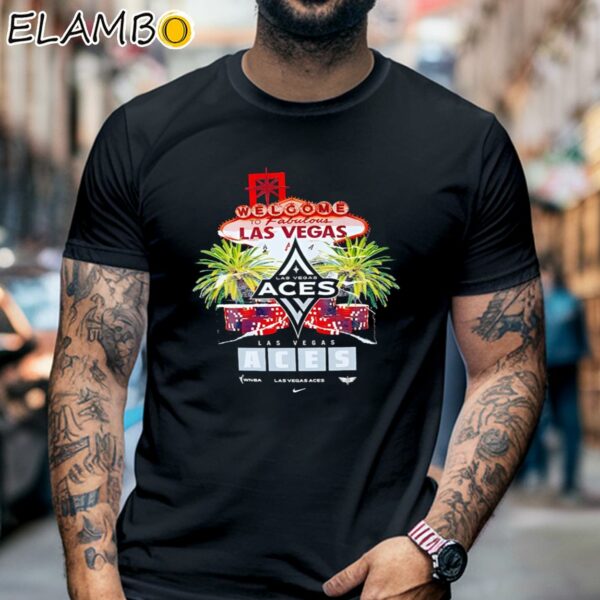 Welcome to Fabulous Las Vegas Aces shirt Black Shirt 6