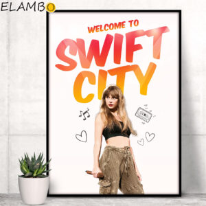 Wellcome To Swift City Poster Swiftie Merch Swift City The Eras Tour Poster