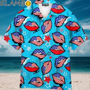 4th Of July American Sexy Lips Hawaiian Shirt Aloha Shirt Aloha Shirt