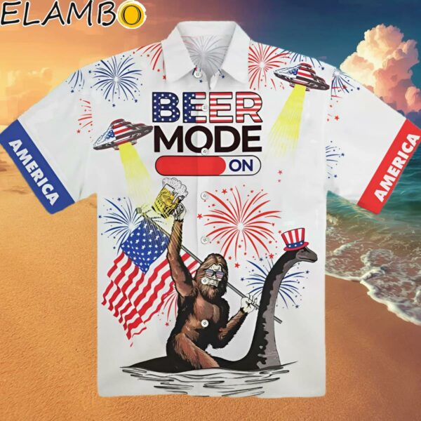 4th Of July Bigfoot Drink Beer Hawaiian Shirt Hawaaian Shirt Hawaaian Shirt