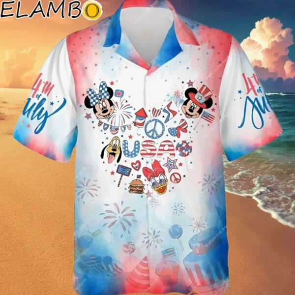 4th Of July Hawaiian Shirts Mickey Mouse American Flag Hawaiian Shirts Hawaaian Shirt Hawaaian Shirt