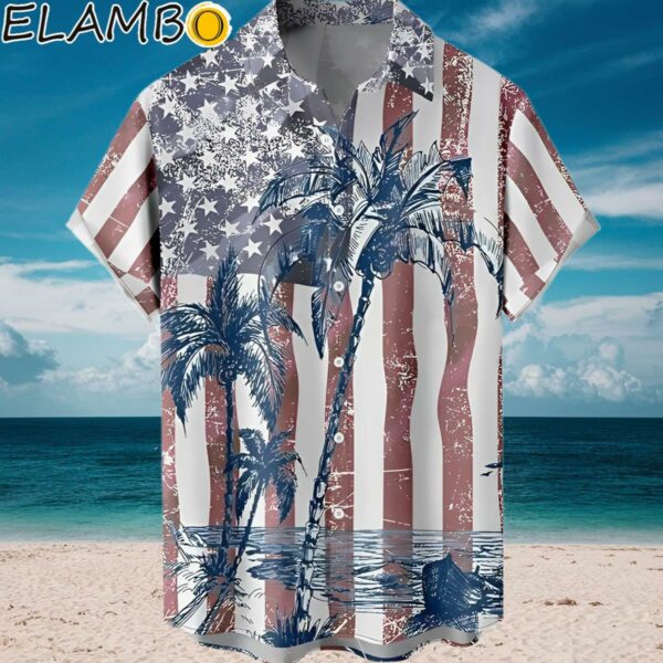 4th of July Hawaiian Shirt for Men Vintage Style Aloha Shirt Aloha Shirt