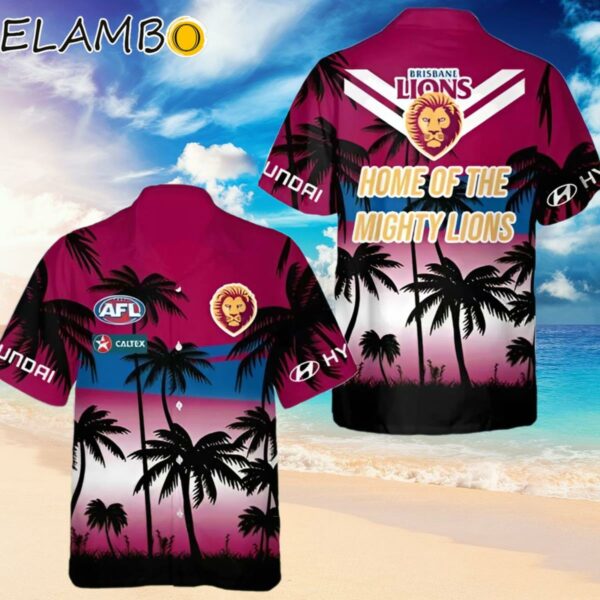 AFL Brisbane Lions Home Of The Mighty Lions Hawaiian Shirt Hawaiian Hawaiian