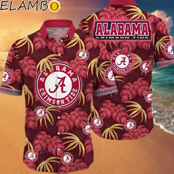 Alabama Crimson Tide NCAA Flower Button Up Hawaiian Shirt 3D Shirt Hawaaian Shirt Hawaaian Shirt