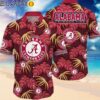 Alabama Crimson Tide NCAA Flower Button Up Hawaiian Shirt 3D Shirt Hawaiian Hawaiian