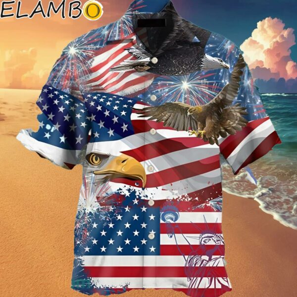 America 4th Of July America Eagle Freedom Hawaiian Shirt Hawaaian Shirt Hawaaian Shirt 1