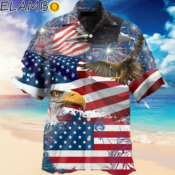 America 4th Of July America Eagle Freedom Hawaiian Shirt Hawaiian Hawaiian 1