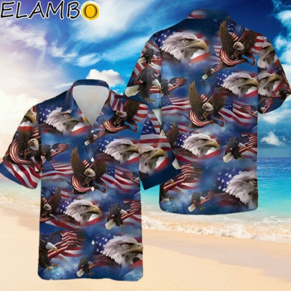 American Eagle Hawaiian Shirt Best Patriotic 4th Of July Hawaiian Shirt Hawaiian Hawaiian