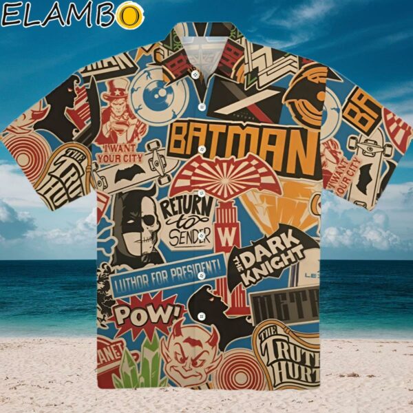 Batman Label Hawaiian Shirt Aloha Summer Hawaiian Shirt Aloha Shirt Aloha Shirt