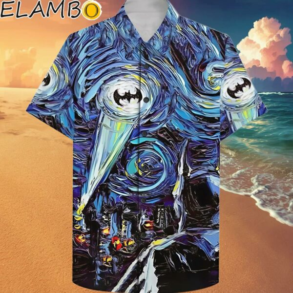 Batman Starry Night Theme Hawaiian Shirt Hawaaian Shirt Hawaaian Shirt