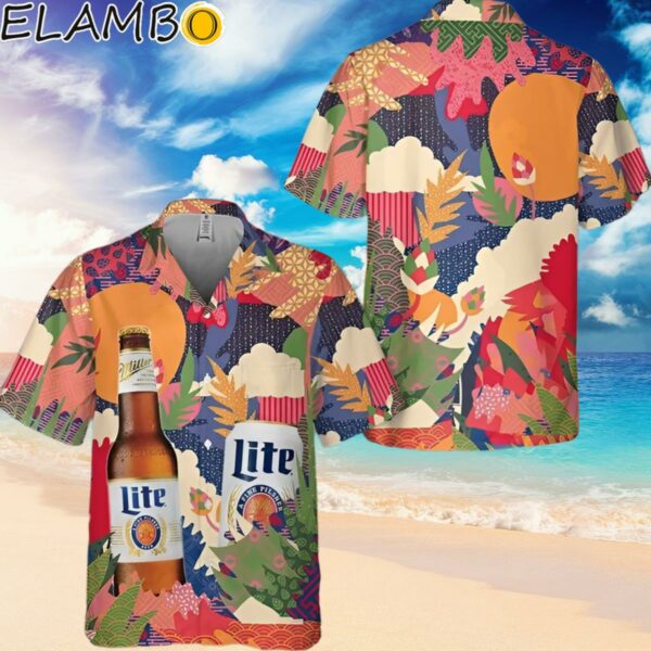 Beer Hawaiian Shirt Miller Lite Beer Colorful Hawaii Aloha Shirt Beer Hawaii Shirt Hawaiian Hawaiian