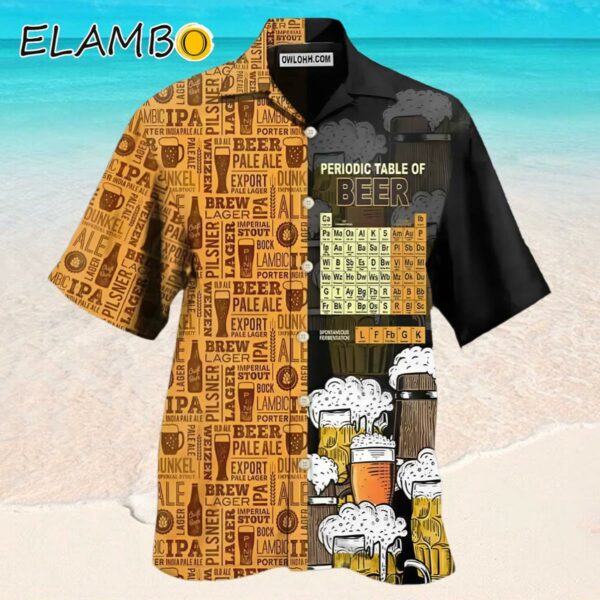Beer Periodic Table Of Beer Hawaiian Shirt Hawaaian Shirt Hawaaian Shirt