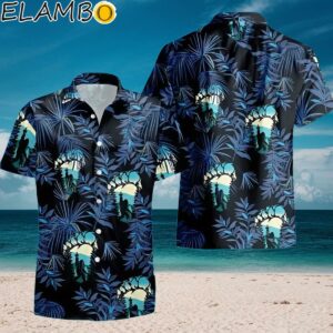 Bigfoot Aloha Tropical Hawaiian Shirt Aloha Shirt Aloha Shirt