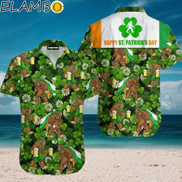Bigfoot Irish St Patricks Day Patricksday Gifts Aloha Hawaiian Shirts Aloha Shirt Aloha Shirt