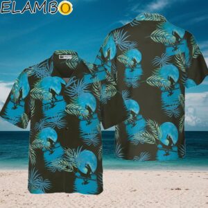 Bigfoot Tropical Blue Moon Bigfoot Hawaiian Shirt Aloha Shirt Aloha Shirt