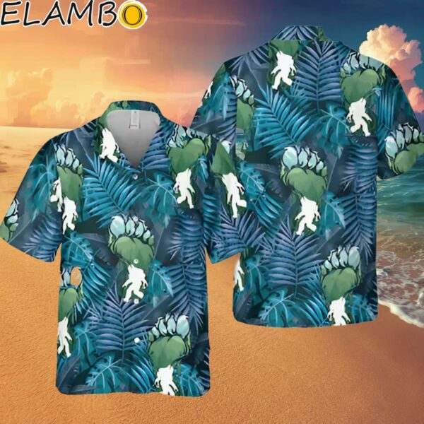 Bigfoot Tropical Hawaii Shirt Hawaaian Shirt Hawaaian Shirt