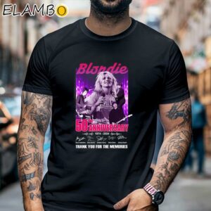 Blondie 50th Anniversary 1974 2024 Thank You For The Memories Shirt Black Shirt Black Shirt