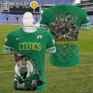 Celtics NBA Finals Champions 2024 Boston City Personalized Shirts 3D All Over Print 1 1