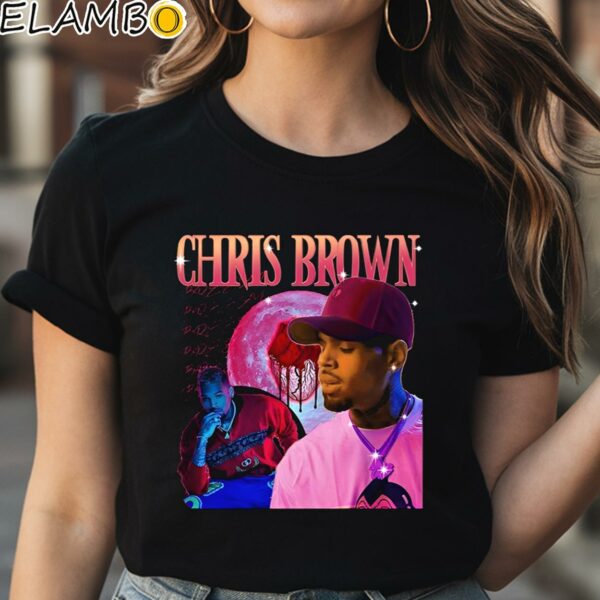 Chris Brown Bootleg Short Sleeve Tee Shirt Black Shirt Shirt