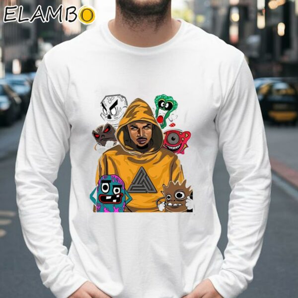 Chris Brown Rapper Fan Art Emoji Streetwear Shirt Longsleeve 39