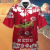Cincinnati Reds Baby Yoda Short Sleeve Button Up Tropical Hawaiian Shirt Hawaaian Shirt Hawaaian Shirt