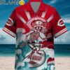 Cincinnati Reds Hawaiian Shirt Grateful Dead Skeleton Surfing Cincinnati Reds Gift Aloha Shirt Aloha Shirt
