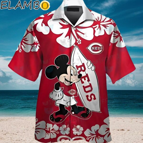 Cincinnati Reds Hawaiian Shirt Mickey Mouse Cincinnati Reds Gift Aloha Shirt Aloha Shirt