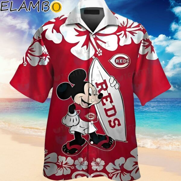 Cincinnati Reds Hawaiian Shirt Mickey Mouse Cincinnati Reds Gift Hawaiian Hawaiian