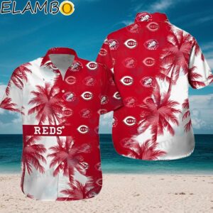 Cincinnati Reds Hawaiian Shirt Red Coconut Tree Logo Cincinnati Reds Gift Aloha Shirt Aloha Shirt