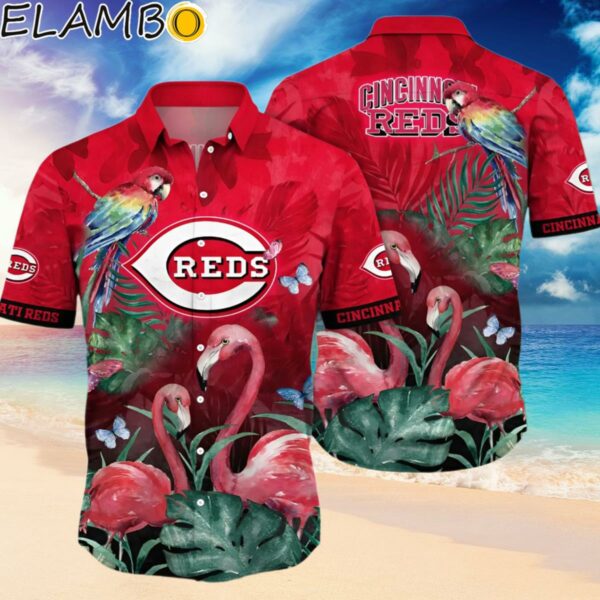 Cincinnati Reds Island Flamingo Hawaiian Shirt Hawaiian Hawaiian